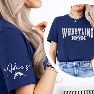 Custom Wrestling Mom Shirt, Proud Wrestling Mom Tee, Wrestling Mama Shirt, Wrestling Support Shirt, Sports Mom Shirt, Wrestler Mom Gift