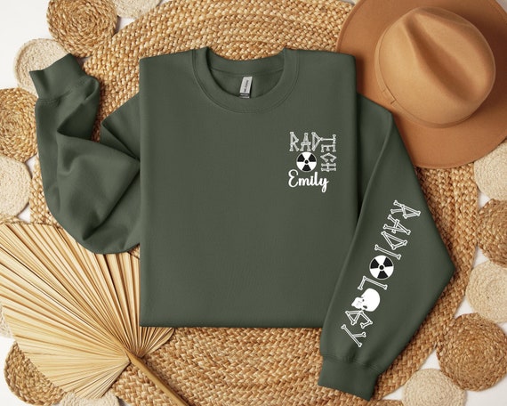 Custom Radiologic Technologist Sweater, Radiologist Sweatshirt, Rad Tech Shirt, Gift For Radiologist, Xray Tech Shirt, Gift For Xray Tech