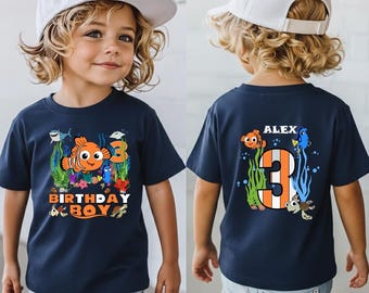 Birthday Boy Family Shirts, Under The Sea Birthday Shirts, Nemo Birthday Family Shirts, Mommy Daddy Birthday Boy Shirts, Family Matching