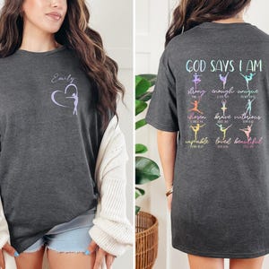 Custom Dancer Shirt for Girls - Dance Lover T-Shirt - Ballet Dance Tee - Cute Dance Shirt - Jazz Tap Ballet Gift - Dance Mom Tee, DANCER TEE