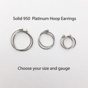 Platinum Replacement Earrings Screw Backs Single or Pair Platinum 950 Light  or Heavy Post 