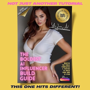 AI Influencer Guide | Build and Create Your Own AI Model & Influencer with ChatGPT, Krea, Canva | Content Creator Toolkit eBook for Creators