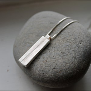 Mountain Bike Necklace Road Cycling Tire Track Design Tour de France Bike Accessory Thick Sterling Silver Groom bicycle pendant. Silver.