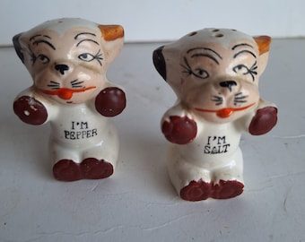 Bongo the Dog Salt and Pepper Shakers