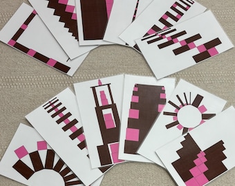 Montessori Sensorial: Pink Tower and Brown Stair Extensions