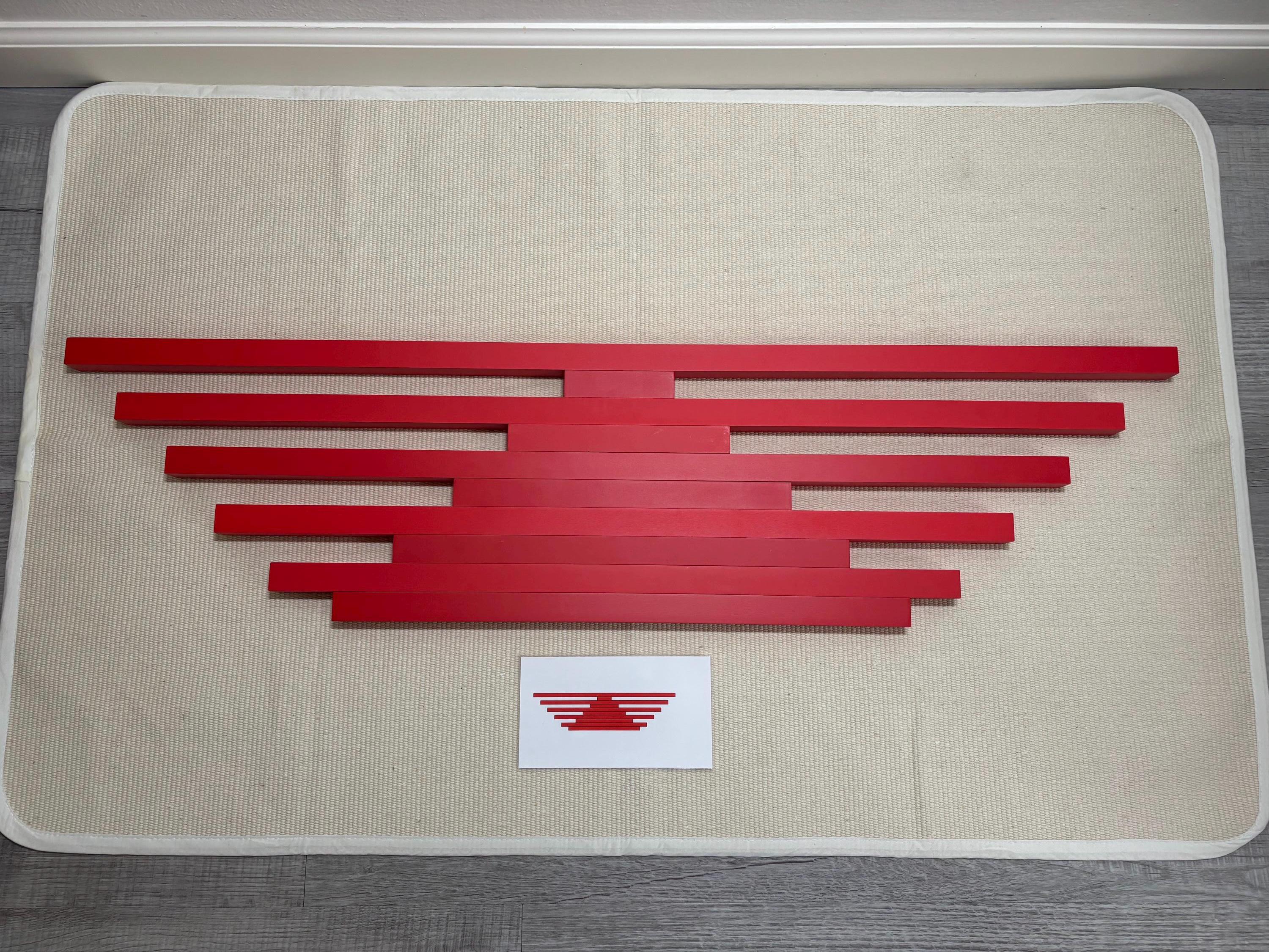 Montessori Sensorial: Red Rods Extensions - Etsy