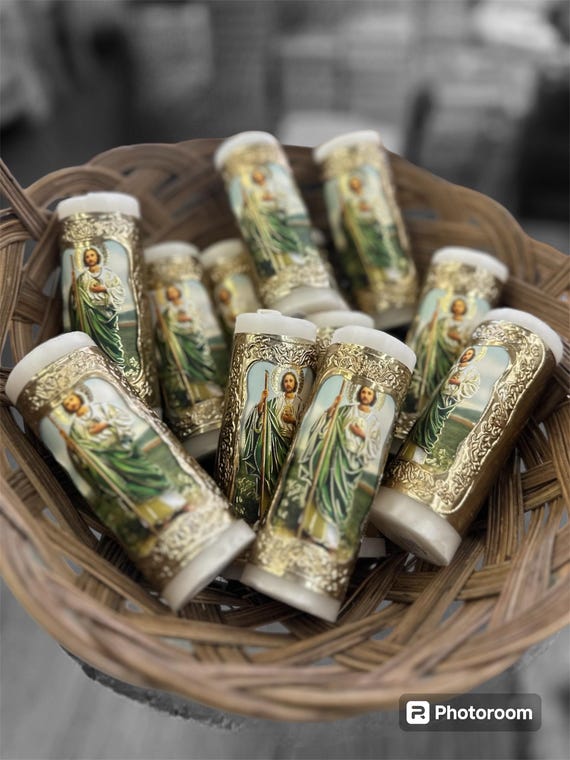 Recuerdos 12 pcs of keepsakes mi bautizo velas, Candles for baptism keepsakes.