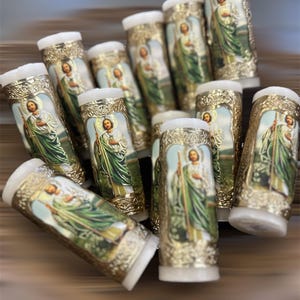 Recuerdos 12 pcs of keepsakes mi bautizo velas, Candles for baptism keepsakes.