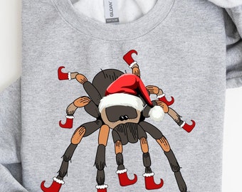 Christmas Tarantula Shirt, Funny Christmas Animal Shirt, Tarantula Shirt, Christmas Spider Shirt, Spider Lover Shirt, Tarantula Keeper Shirt