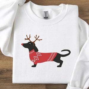 Dachshund Christmas Shirt, Christmas Dog Shirt, Dachshund Sweatshirt, Dog Mom Lover Shirt, Dachshund Mom Shirt, Dog Owner Christmas Gift