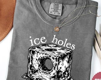 Comfort Colors® Ice Holes Shirt, Subtle Anti ICE Shirt, F*ck Ice Shirt, Protest Shirt, Anti Trump Shirt, Abolish ICE Shirt, Fuck ICE Shirt