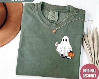 Comfort Colors® Сute Ghost Diet Coke Shirt, süße kleine Geist Diet Coke Shirt, Boo Ghost Shirt, Ghost Coke Shirt, Halloween Diet Coke Geschenk