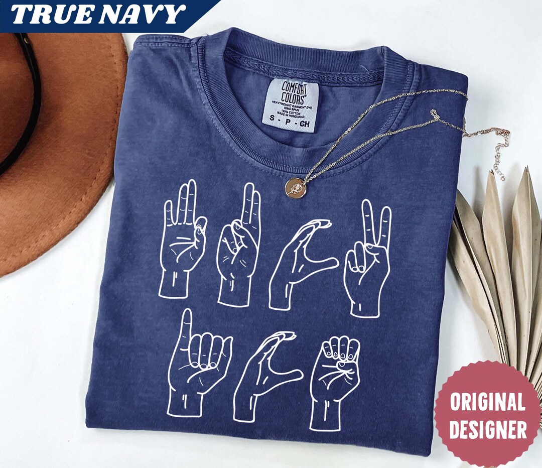 Comfort Colors® Fuck Ice ASL Shirt, Sign Language Anti Ice Shirt, Anti ...