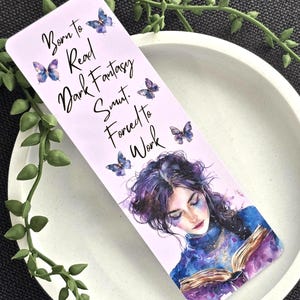 Lesezeichen Lesezeichen Buchliebhaber Geschenk Dark Fantasy Smut Lesezeichen Skeleton Buch Accessoires Lesezeichen Lesegezwungen zu Arbeiten Romantasy