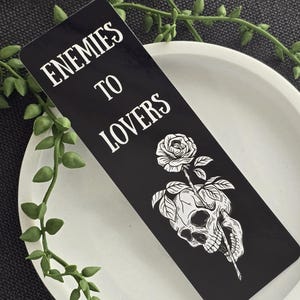 Lesezeichen Buchliebhaber Geschenk Buchliebhaber Geschenk Niedlich Romanze Lesezeichen Skeleton Buchzubehör Enemies To Lovers Lesezeichen Dark Romance Lesezeichen