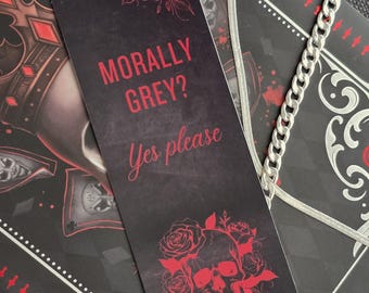 Dark Romance Bookmark: Book Lover Gift