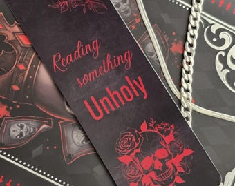 Dark Romance Bookmark: Book Lover Gift