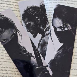 Fantasy Lesezeichen | Assassin Frau Lesezeichen | Lesezeichen Lesezeichen | Fantasy Lesezeichen | Lesezeichen Lesezeichen| Bücherwurm Lesezeichen |