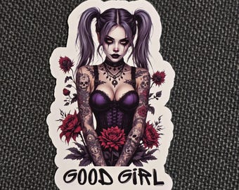 Sticker Kindle Sticker Dark Romance Sticker Spicy Sticker Book Lover Gift Bookish Gift Sticker Vinyl Sticker Smut Sticker Good Girl