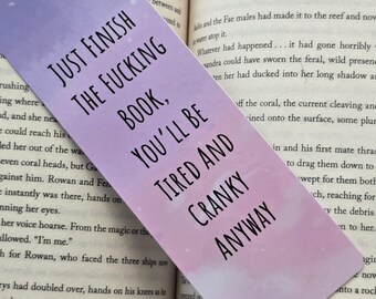 Funny Bookmark | Snarky Bookmark | Bookish Bookmark |