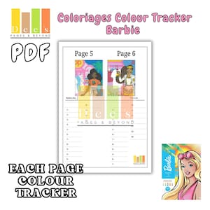 Barbie: 50-Page Colour Tracker Printable Organiser (PDF Download)