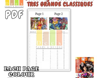 Trés Grandes Classiques – 40-Page Colour Tracker PDF Download