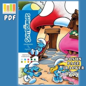 Smurfs Colour By Number: 100-Page Printable Colouring Book (PDF Download)