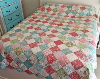 Simply Charming Full size Quilt PATTERN- PDF immediate download