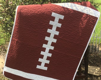 PDF Pattern-Applique Football Baby blanket- **Instant download