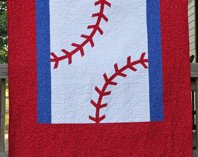 Baseball Quilt Pattern- Twin Sized**pdf Instant Download*** - Etsy