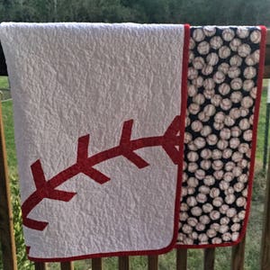 PDF Pattern- Baseball Baby quilt-**Instant download