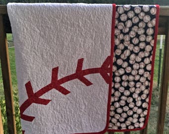 PDF Pattern- Baseball Baby quilt-**Instant download