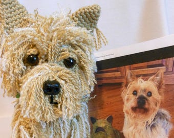 Custom Crochet Dog, Yorkshire Terrier, Made to Look Like Owner's Dog, Stuffed Dog, Canine, Custom Dog, Pet Memorial, Pet Remembrance, Yorkie