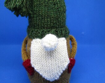 Hand Knitted Gnome, Gnome Doll, Whimsical Gnome, Knitted Gnome, Boy Gnome, Knitted Gnome Doll, Gnome Decoration, Gnome Decor
