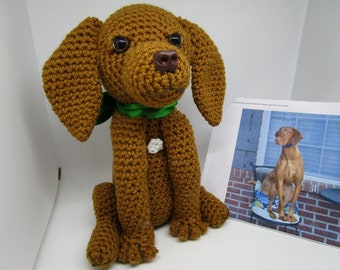 vizsla stuffed animal toy