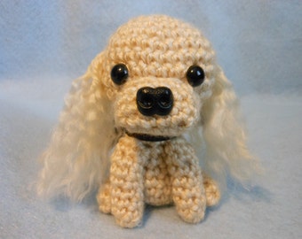 Crochet Cocker Spaniel Dog, Canine, Stuffed Dog, Amigurumi, Custom Made, Spaniel, Crochet Dog, Cocker