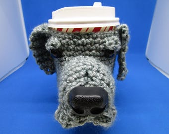 Merle Great Dane Cup Cozy, Coffee Cup Cover, Dog Cup Cozy, Dog Cup Cover, Dane Cup Cover, Great Dane Cup Cover, Cup Cozy