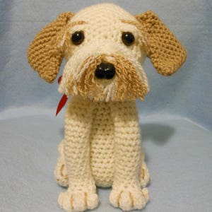 Custom Crochet Dog, Cavachon, Made to Look Like the Owner's Dog, Stuffed Dog, Canine, Pet Memorial, Pet Remembrance, Look Alike, Custom Dog image 2