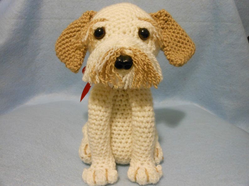 Custom Crochet Dog, Cavachon, Made to Look Like the Owner's Dog, Stuffed Dog, Canine, Pet Memorial, Pet Remembrance, Look Alike, Custom Dog image 2