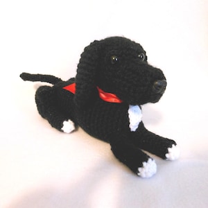 Black Great Dane Crochet Dog, Stuffed Dog, Custom Dog, Great Dane Dog, Custom Dog, Crochet Dog, Crochet Dane, Stuffed Great Dane