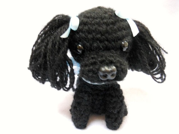 Black stuffed dog deals