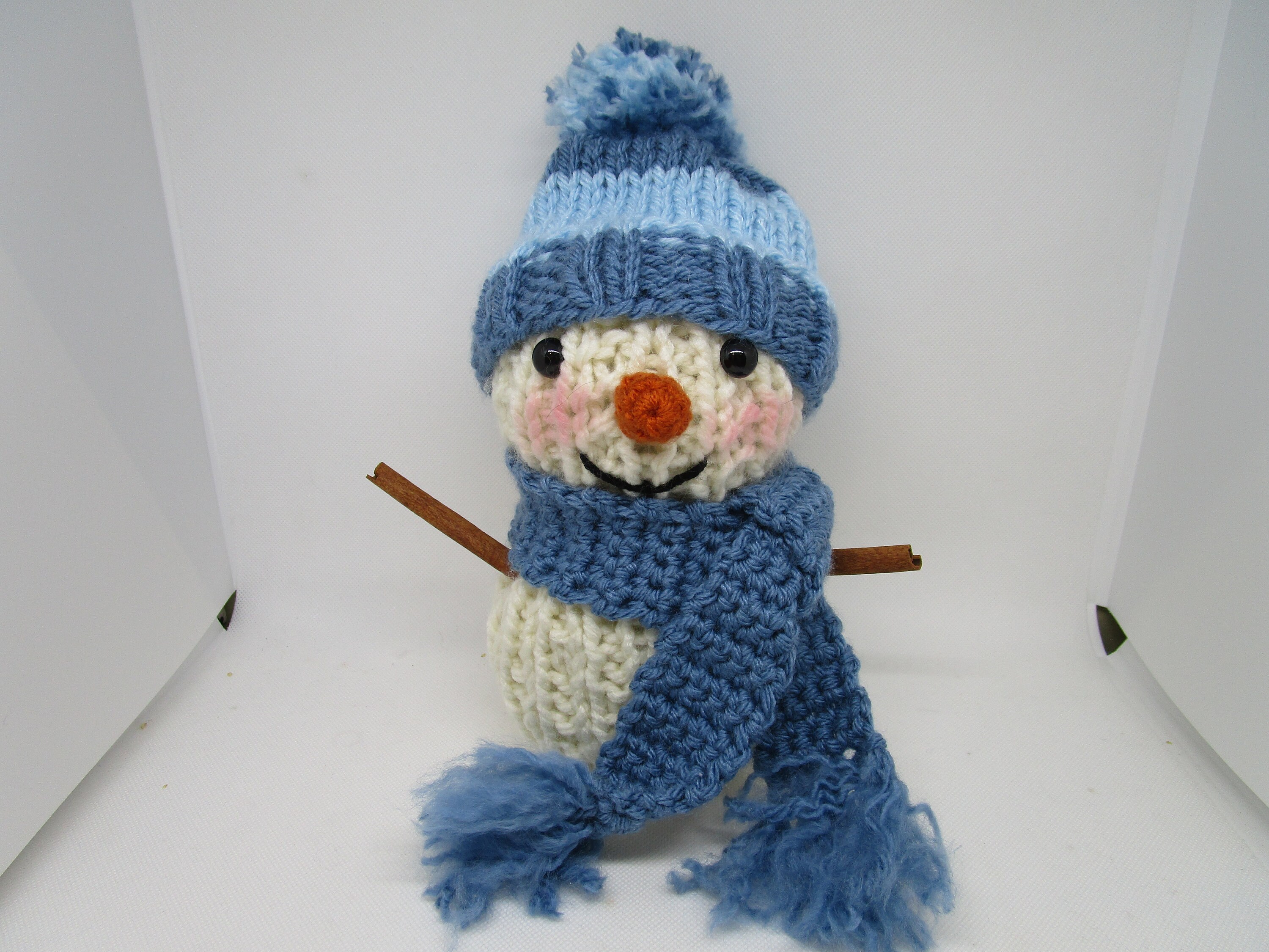 RJM Children's Snowman Beanie Bobble Hat 