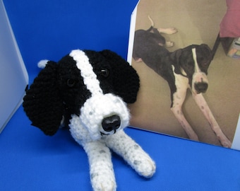 Custom Crochet Great Dane, Mantle Dane, Crochet Dane, Pet Memorial, Dog Memorial, Pet Remembrance, Mantle Great Dane, Custom Great Dane