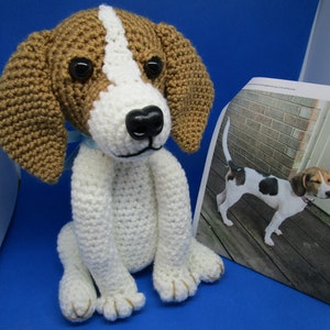 Custom Beagle Dog, Crochet Beagle, Custom Crochet Beagle, Custom Dog, Pet Memorial, Dog Memorial, Pet Remembrance, Crochet Dog, Look Alike
