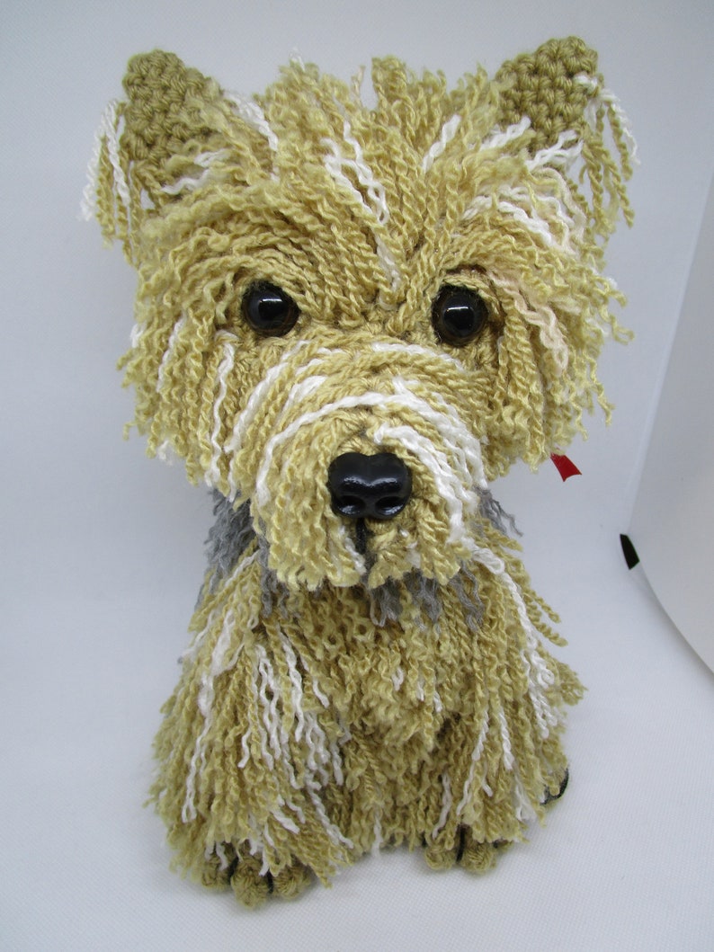 Custom Crochet Yorkshire Terrier Stuffed Dog Yorkie Custom Etsy