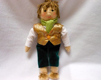 Hand Knitted Doll, Fantasy Doll, Little Person, Knitted Little Person, Magical Doll, Fantasy World, Make Believe
