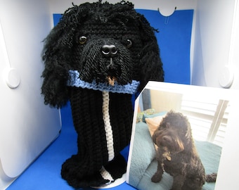 Custom Crochet Dog Golf Club Cover, Golf Accessory