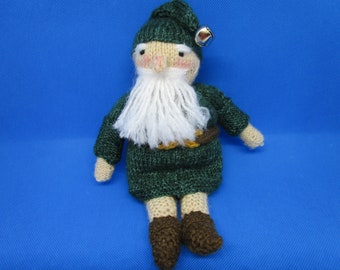 Woodland Elf, Gnome, Knitted Gnome, Knitted Elf, Holiday Decoration, Holiday Elf, Holiday Gnome, Christmas, Christmas Decoration, Elf