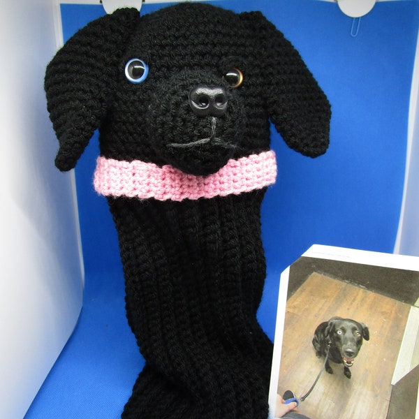 Black Lab Golf Head Cover Etsy