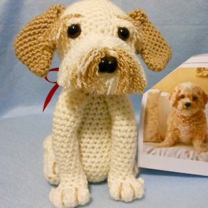 Custom Crochet Dog, Cavachon, Made to Look Like the Owner's Dog, Stuffed Dog, Canine, Pet Memorial, Pet Remembrance, Look Alike, Custom Dog image 1